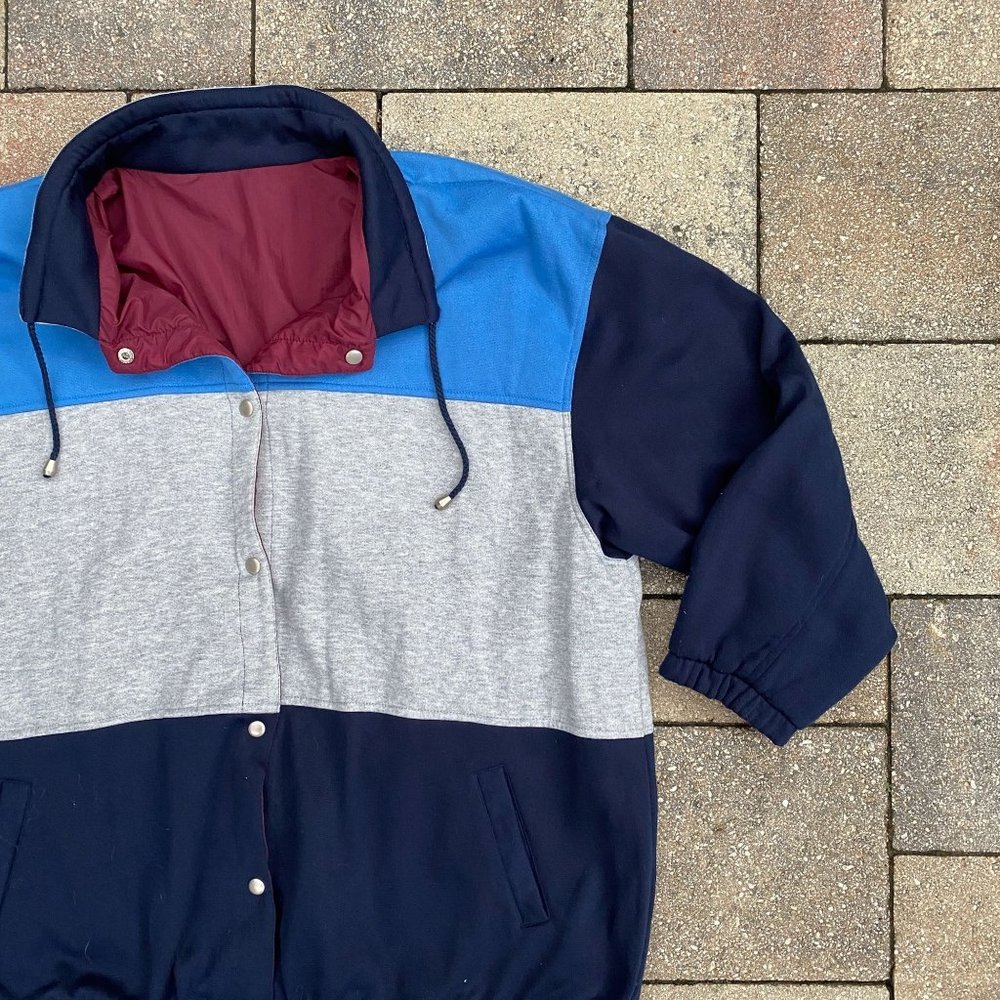 Vintage Reversible CS SIGNATURE Sweater Windbreaker Combo Size 3XL